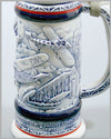 Aviation Pioneers decorative ceramic beer stein early 1970’s 2