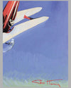 Aviation Aerobatic Loops original painting by Geo Ham 2