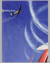 Aviation Aerobatic Loops original painting by Geo Ham 4