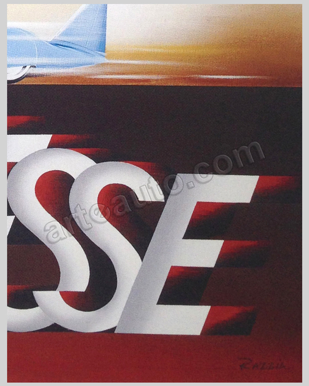 1994 Bagatelle Concours d&#39;Elegance &quot;Vitesse&quot; large poster by Razzia