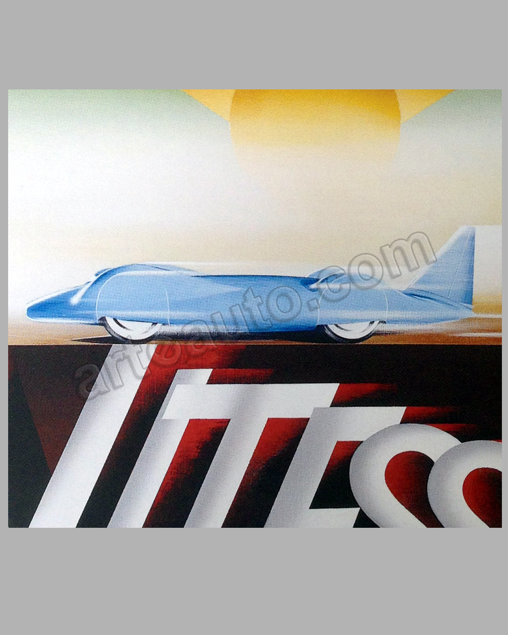 1994 Bagatelle Concours d&#39;Elegance &quot;Vitesse&quot; large poster by Razzia