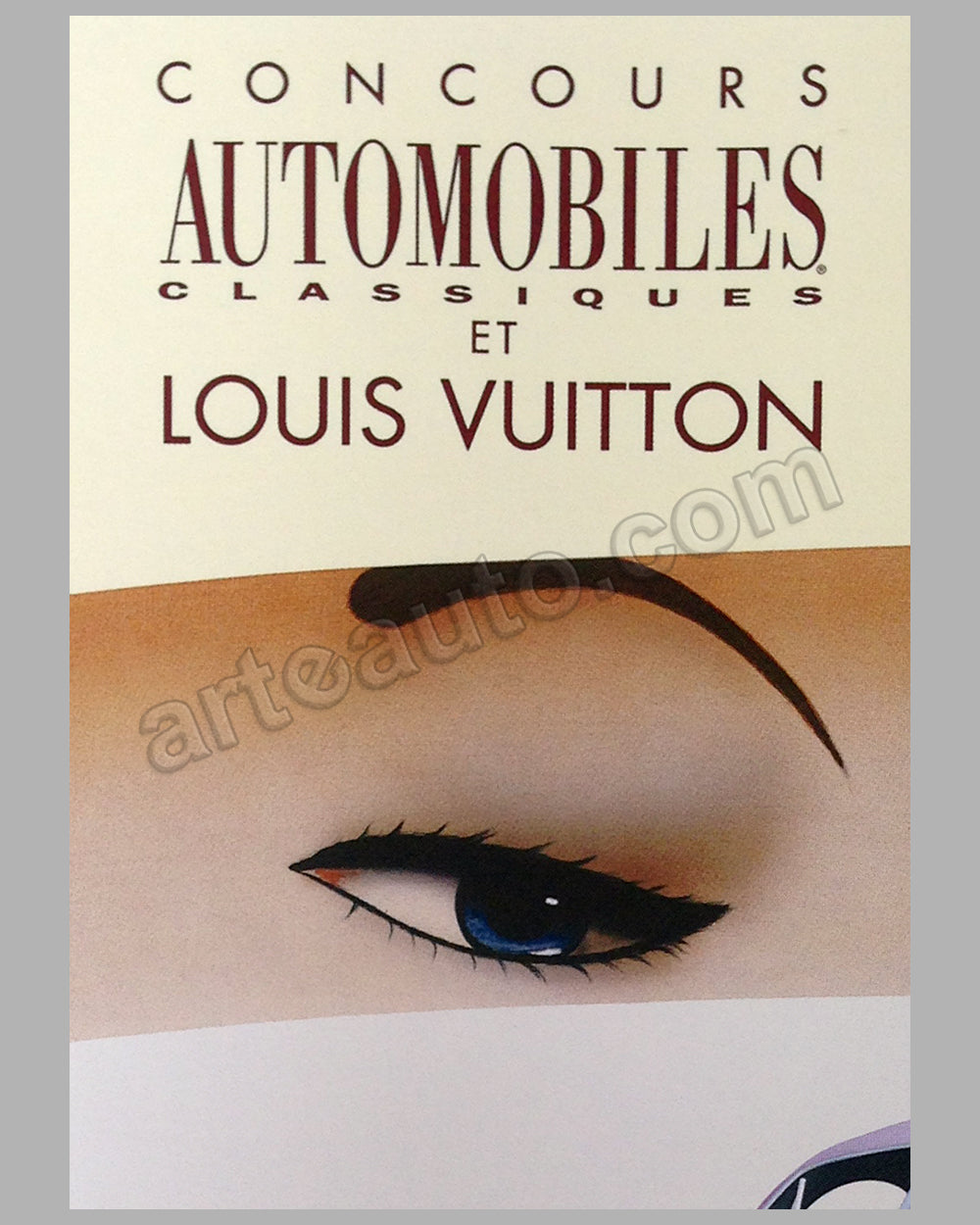 Louis Vuitton Bagatelle Concours d'Elegance event poster by Razzia