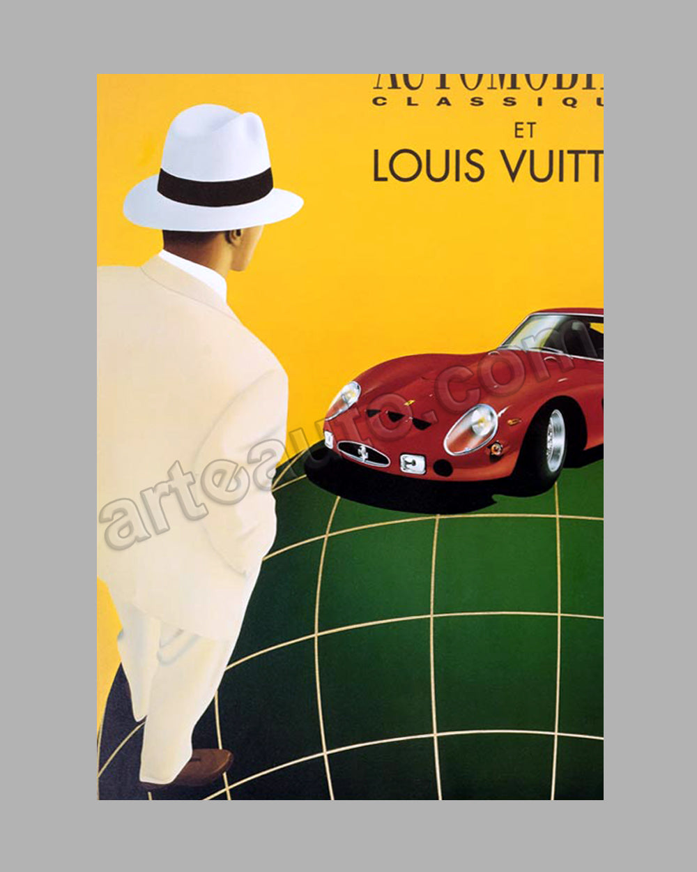 Affiche Louis Vuitton - Vintage Equator Run - Singapore Kuala Lumpur 