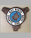 Bay Ridge Sports Car Club enameled metal badge