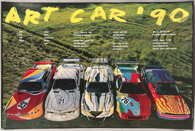 BMW Art Car 1990 official poster
