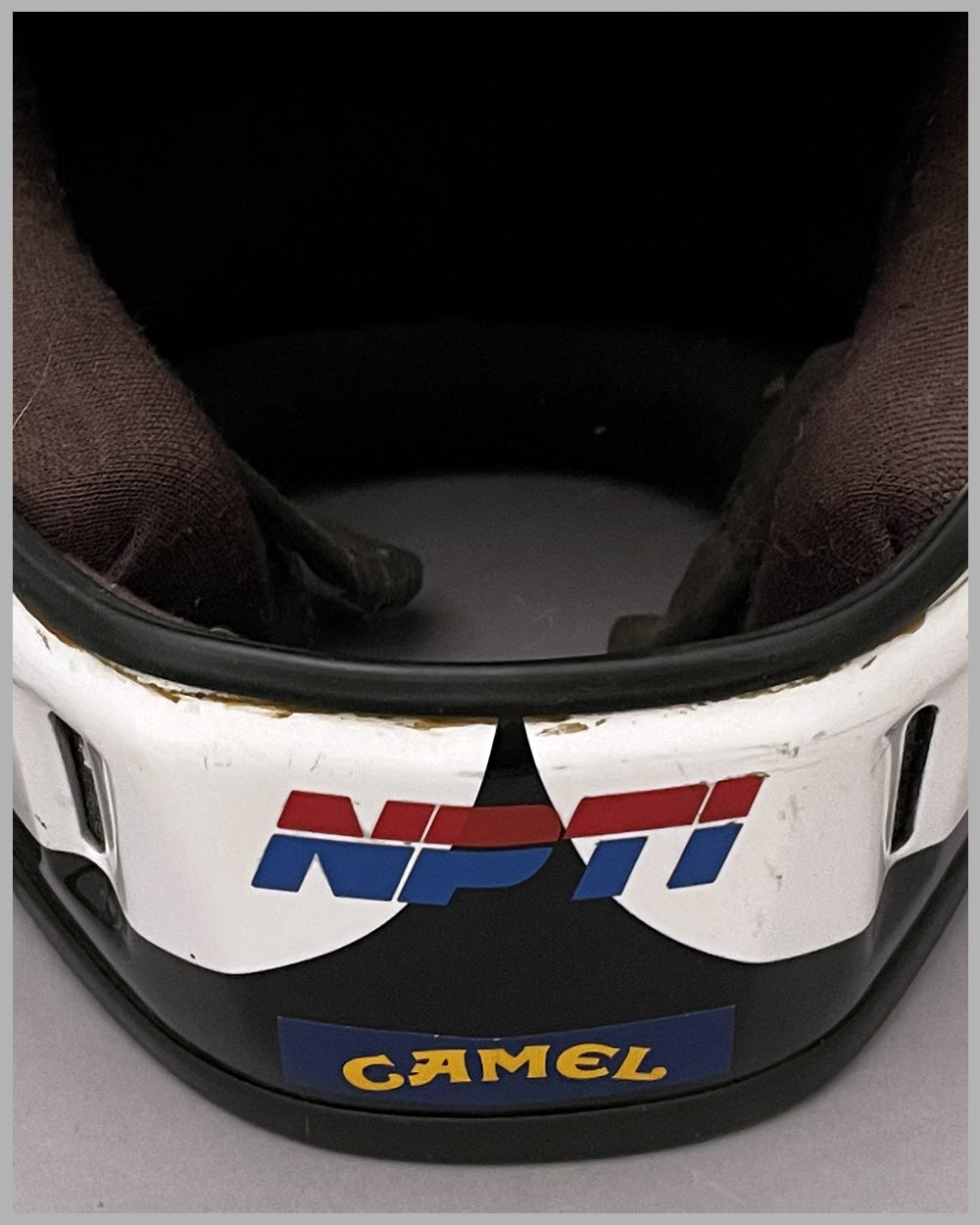 Bob Earl's 1990-92 D. J. racing helmet Bob Earl's 1990-92 D. J. racing helmet