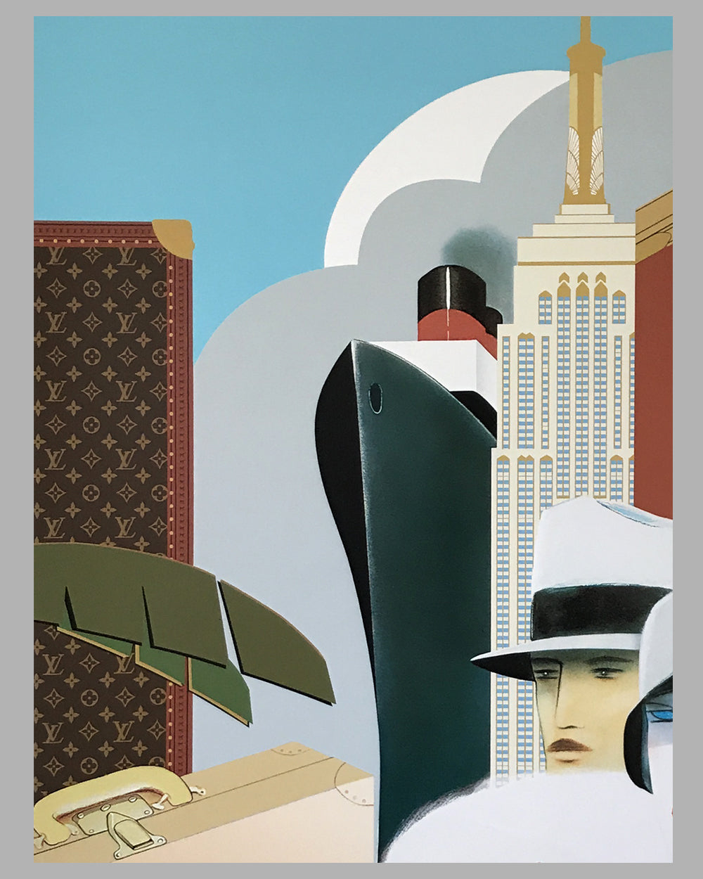 Louis Vuitton Classic at Rockefeller Center 1997 large poster by Razzia