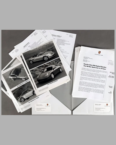 Porsche Boxter press release for the U.S. market on January 3rd 1997 2