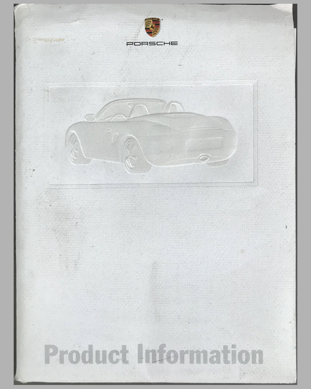 Porsche Boxter press release for the U.S. market on January 3rd 1997
