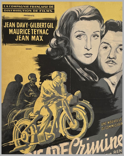 Brigade Criminelle French movie poster, 1947 2