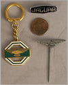 5 Jaguar vintage lapel pins and 1 key chain, from the personal collection of Briggs Cunningham 2