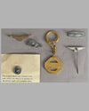 5 Jaguar vintage lapel pins and 1 key chain, from the personal collection of Briggs Cunningham 4