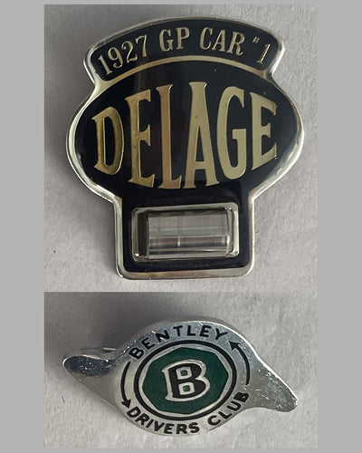 3 Vintage lapel pins and 1 key chain, from the personal collection of Briggs Cunningham 3
