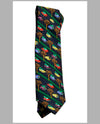 Vintage Car related necktie, Bringing Home the Tree