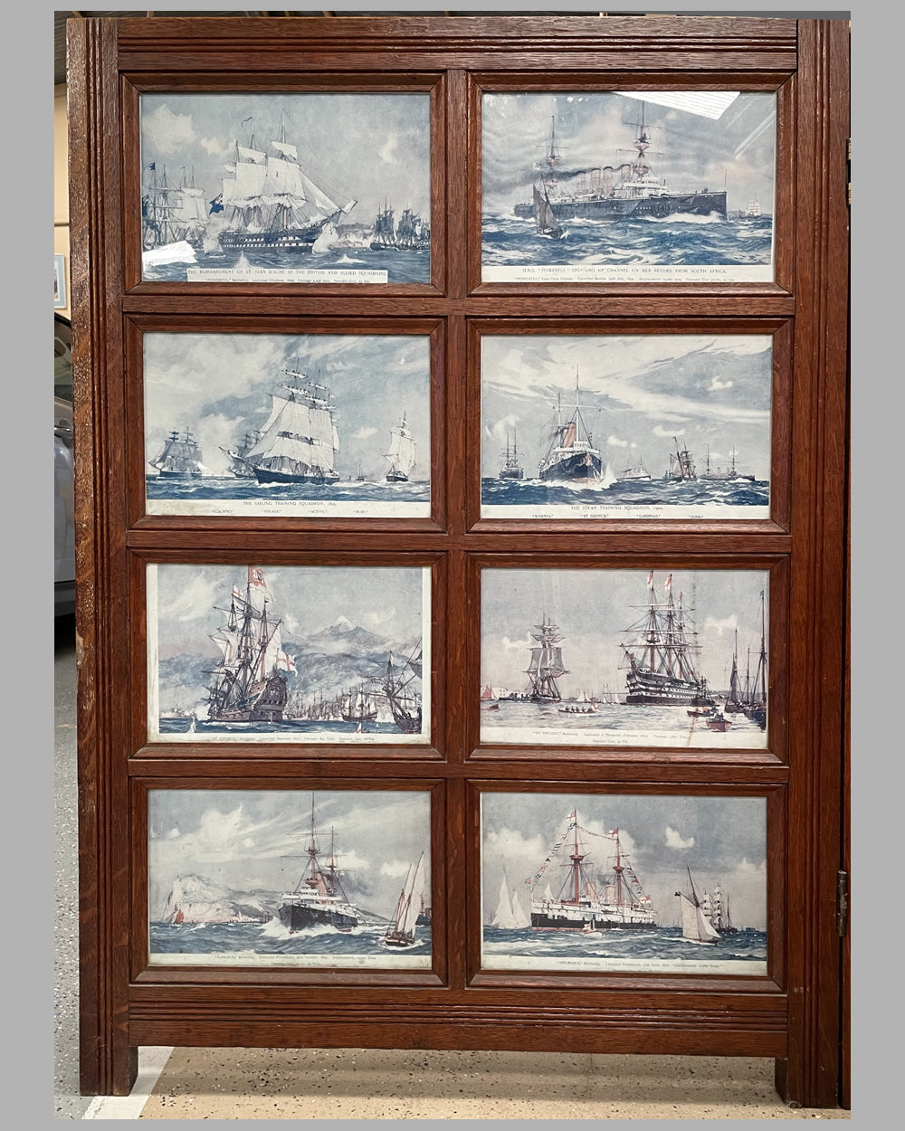 British Ship display folding partition screen 2