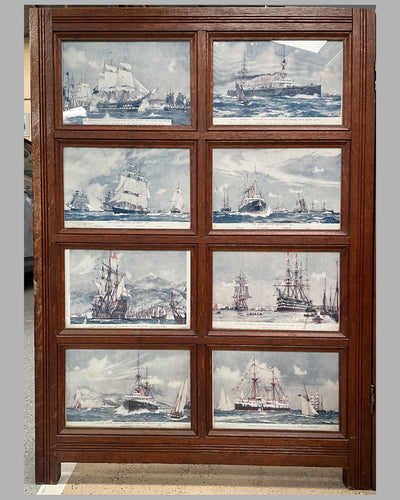 British Ship display folding partition screen 2