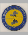 Brook Motors Auto Club member’s badge