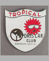 Tropical Sports Car Club of Broward County Florida grill badge