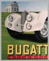 Bugatti Atlantic poster by Razzia
