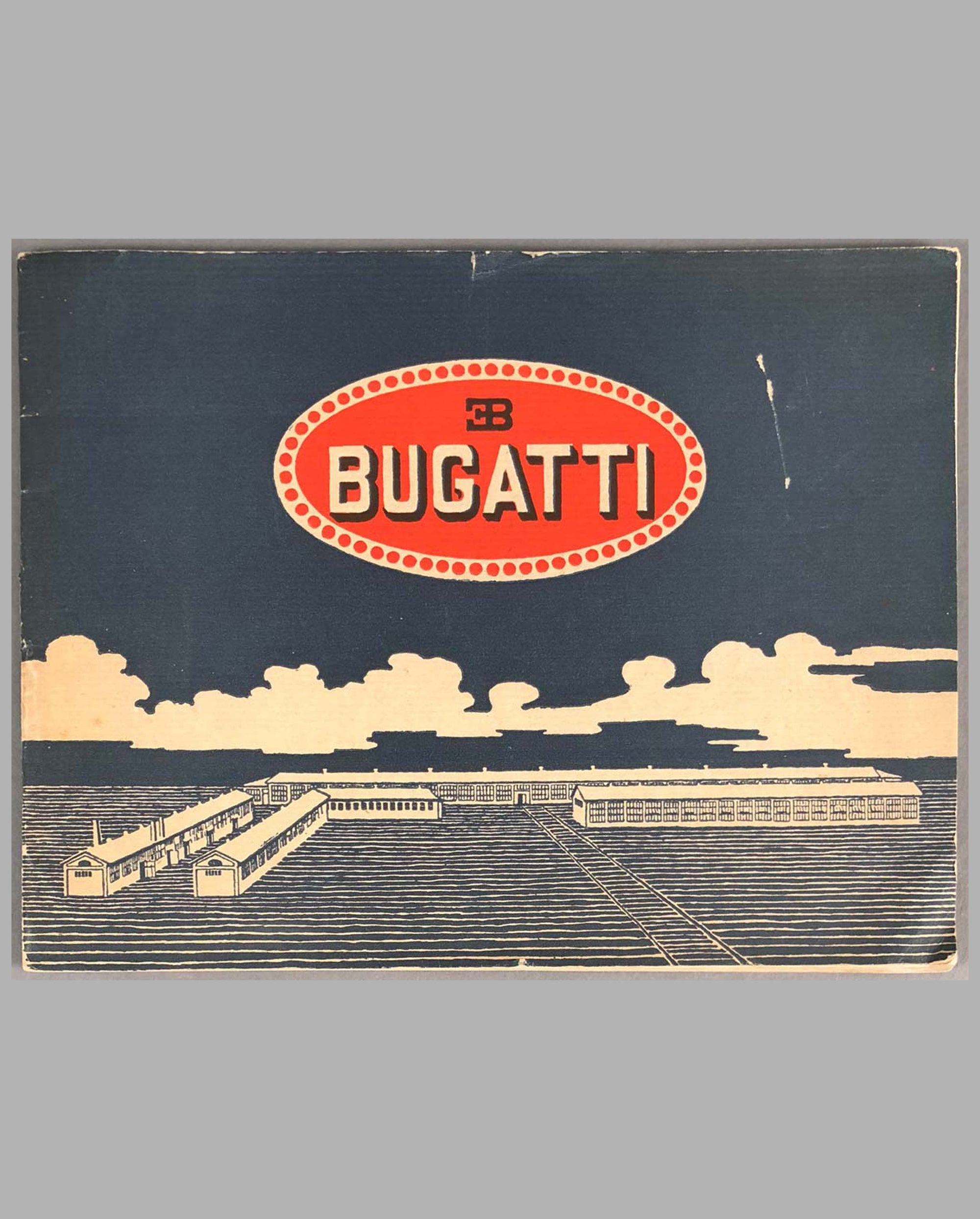 Ettore Bugatti Fabrique Automobiles Factory Book, 1922