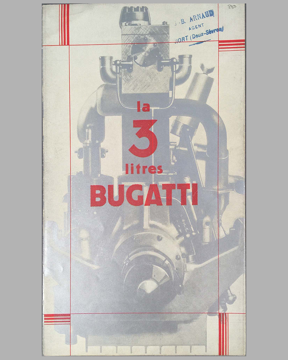 Bugatti Type 44 factory sales brochure