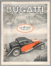 Bugatti Type 50 T, 4.9 litre Original Sales Brochure