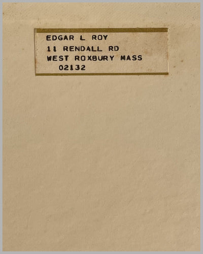 Bugatti register and data book from USCCA founder Edgar Roy 6