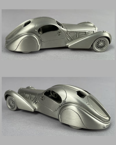 1937 Bugatti Type 57SC Atlantic pewter model by The Danbury Mint 2