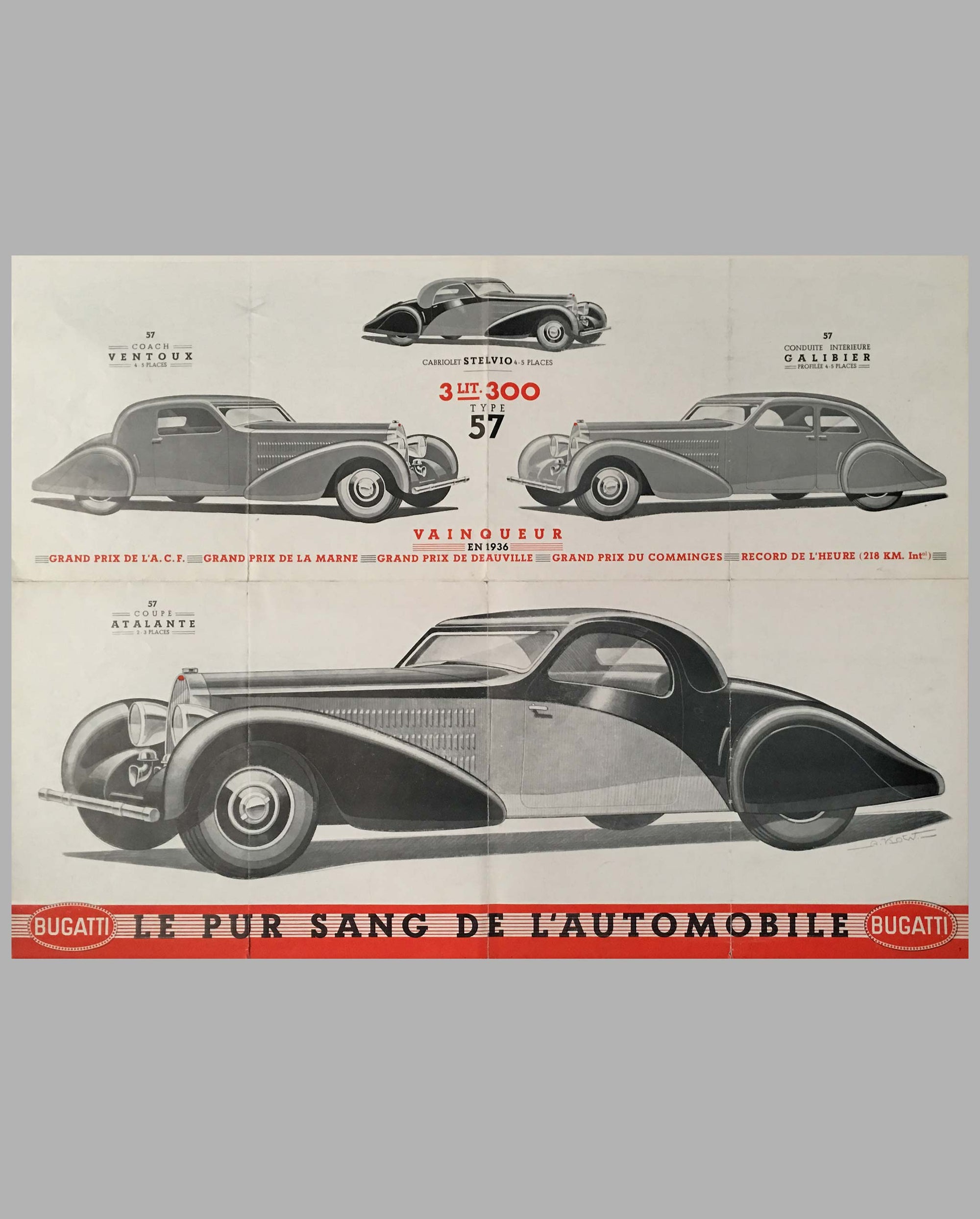 PANTHEON, BUGATTI Tipo 57S 45 #14 Grand prix de l'A.C.F 1937 Jean PANTHEON, BUGATTI Tipo 57S 45 #14 Grand prix de l'A.C.F 1937 Jean