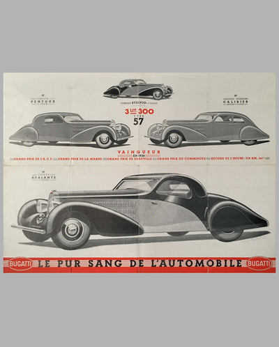 Bugatti Type 57, 57 S sales brochure inside 1