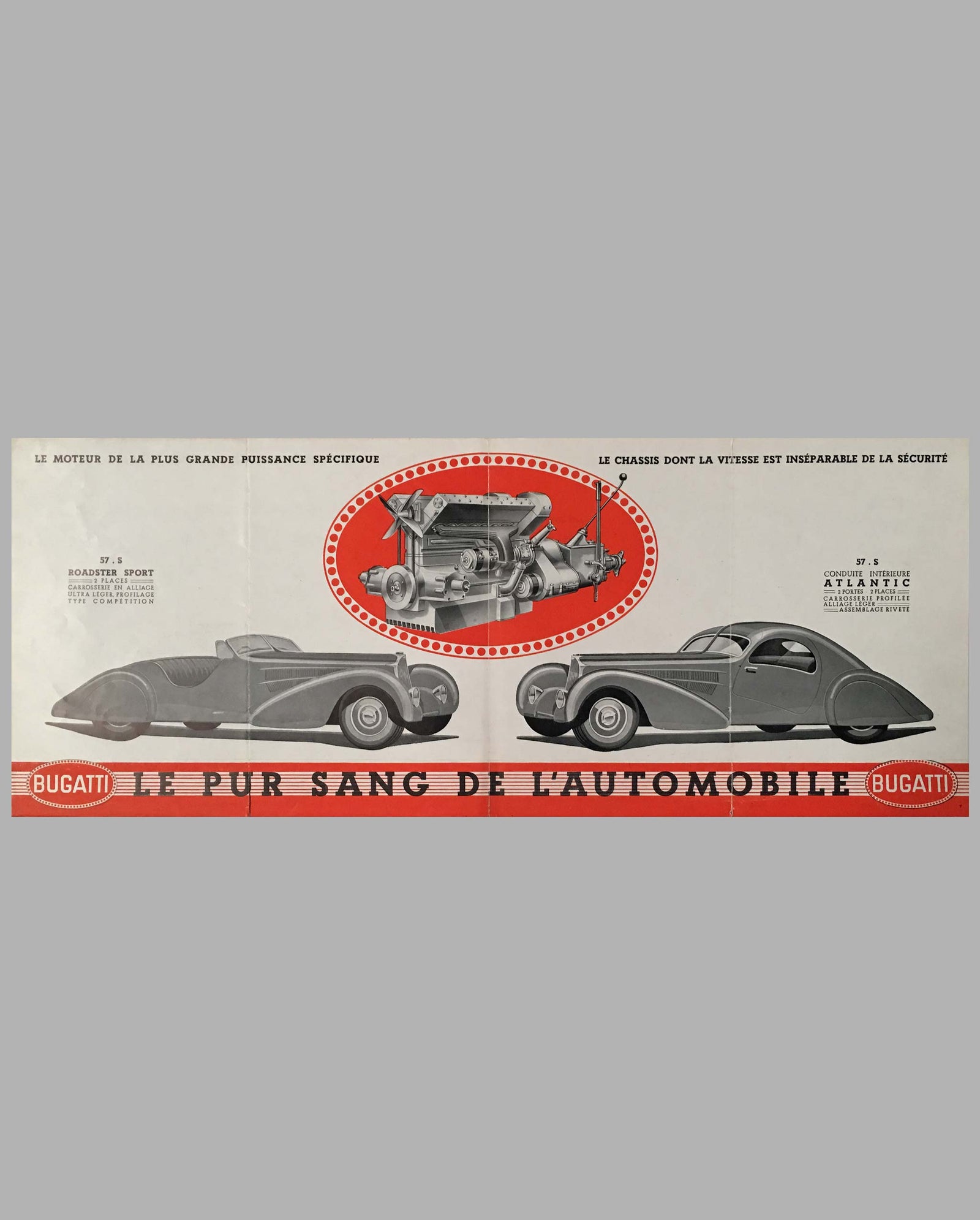 Bugatti Type 57, 57 S sales brochure inside 2