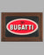 Bugatti vintage enamel sign by Emaillerie Alsacienne-Strasbourg