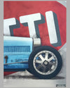 Bugatti T35 large silkscreen on aluminum panel by Geoff Bolan