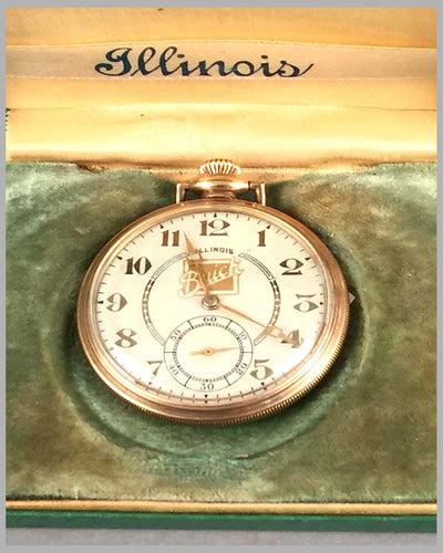 Vintage Buick Pocket Watch By Illinois 3