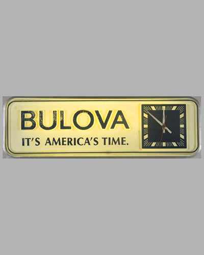 1960's Bulova display sign / clock 3