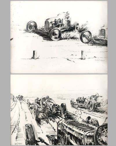 Set of 4 prints by John Burgess 2