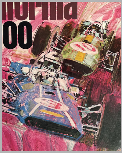 1970 The California 500 original race poster 2