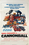 Cannonball movie poster with David Carradine
