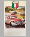 Collection of 4 Carrera Panamericana event posters for 1989, 1991, 1992 and 1995