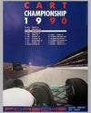 1990 CART Championship Schedule Porsche Factory Poster