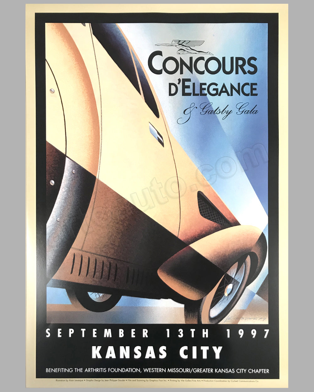 Kansas City Concours d&#39;Elegance 1997 official event poster