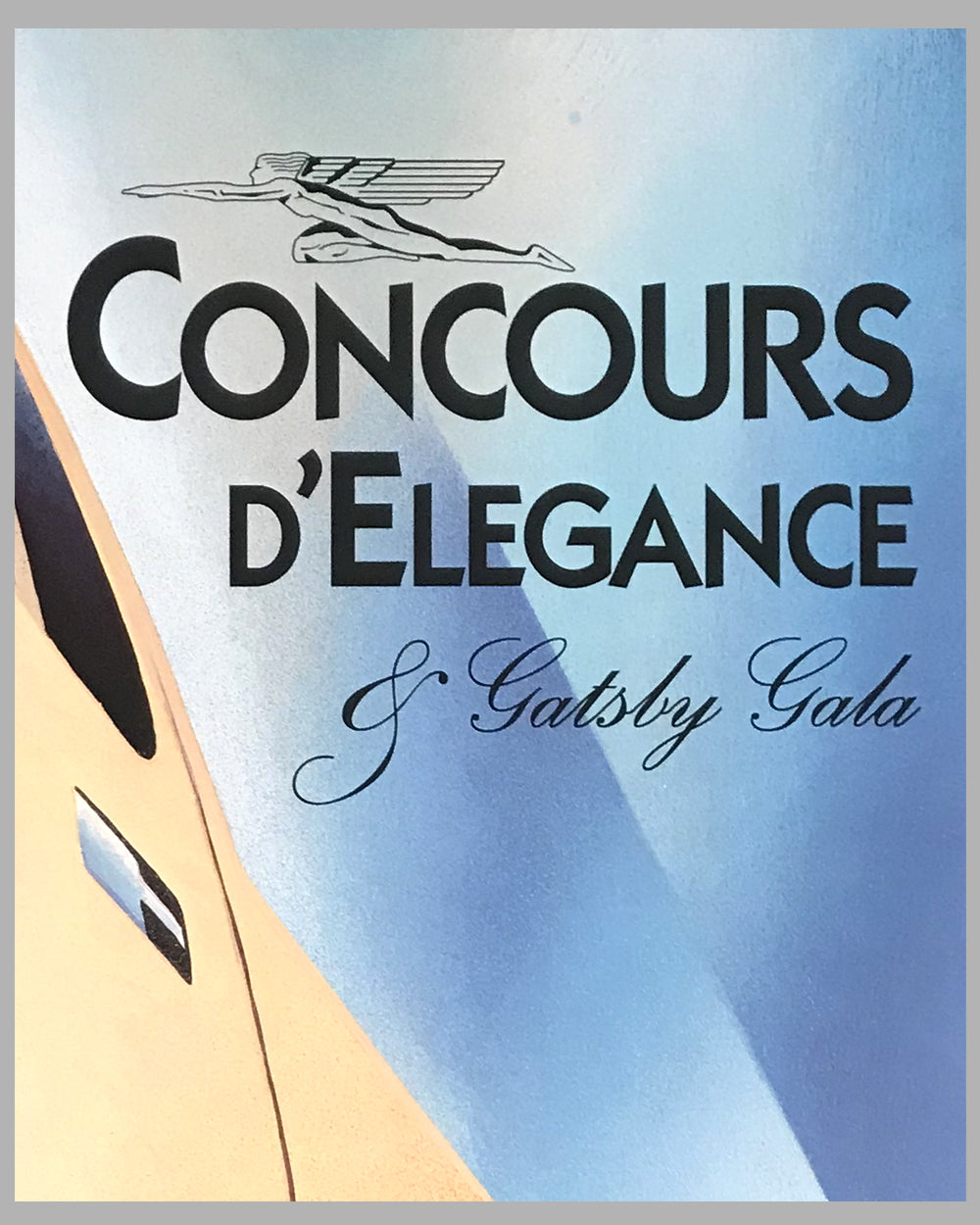 1997 Kansas City Concours official event poster by Alain Lévesque, Canada