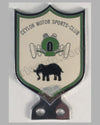 Ceylon Motor Sports Club bumper badge