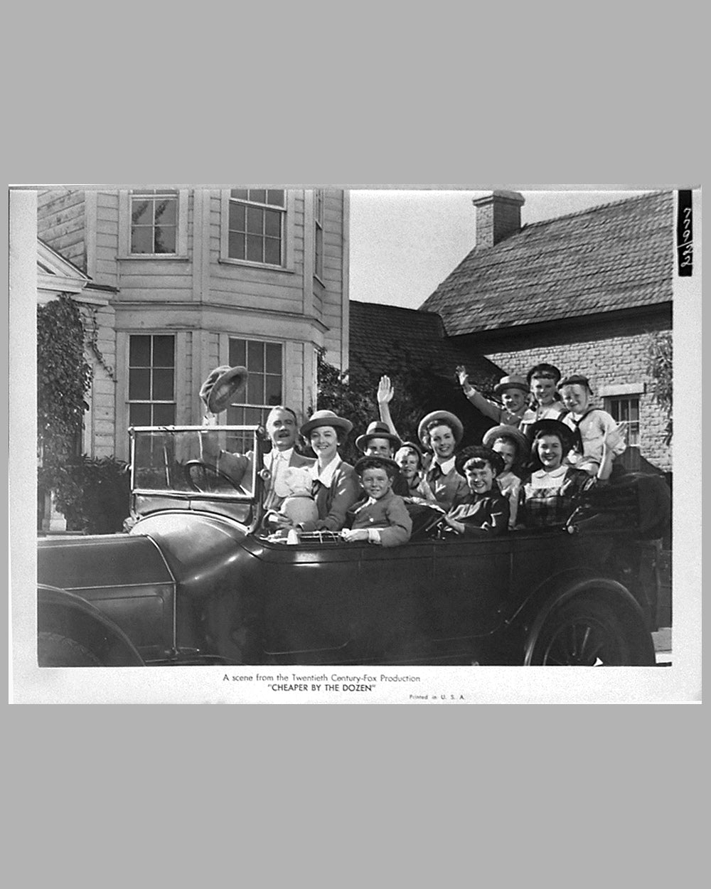 1950 "Cheaper By the Dozen" movie publicity stills, Pierce-Arrow, lot of 3 3