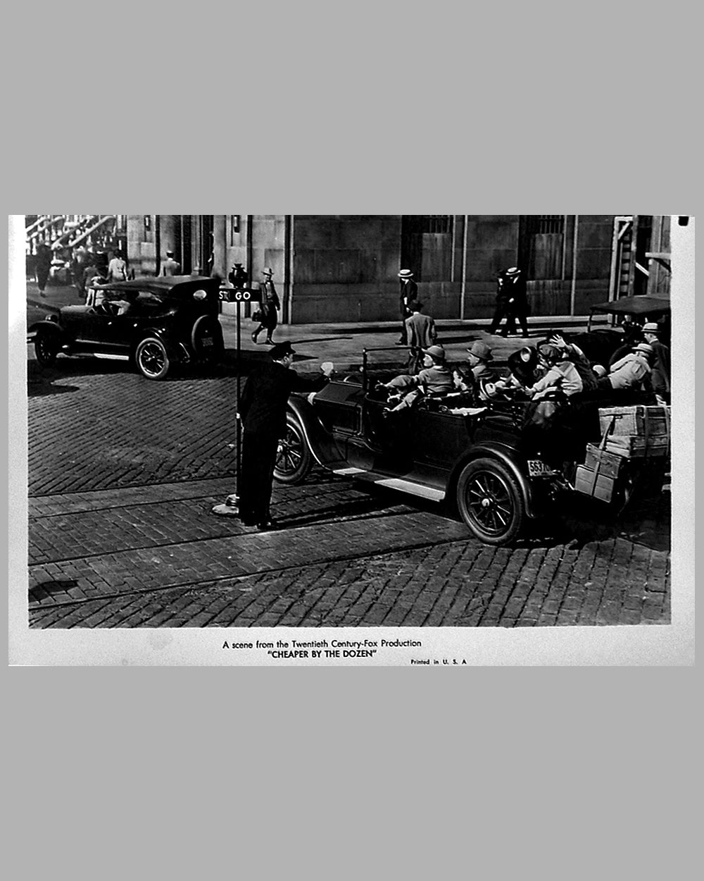 1950 "Cheaper By the Dozen" movie publicity stills, Pierce-Arrow, lot of 3 4