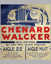 ca. 1939 - Chenard & Walcker original advertising poster 2