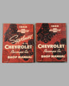 Two Chevrolet Shop Manuals published by the factory