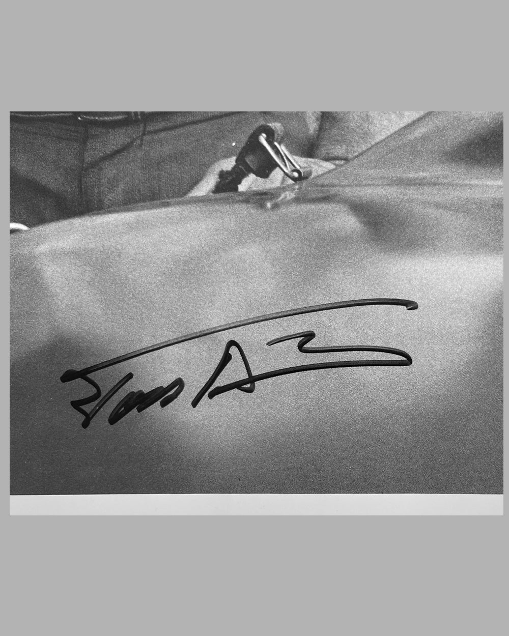 &quot;Luigi Chinetti Remembered&quot; poster autographed by Phil Hill &amp; Denise McCluggage 3