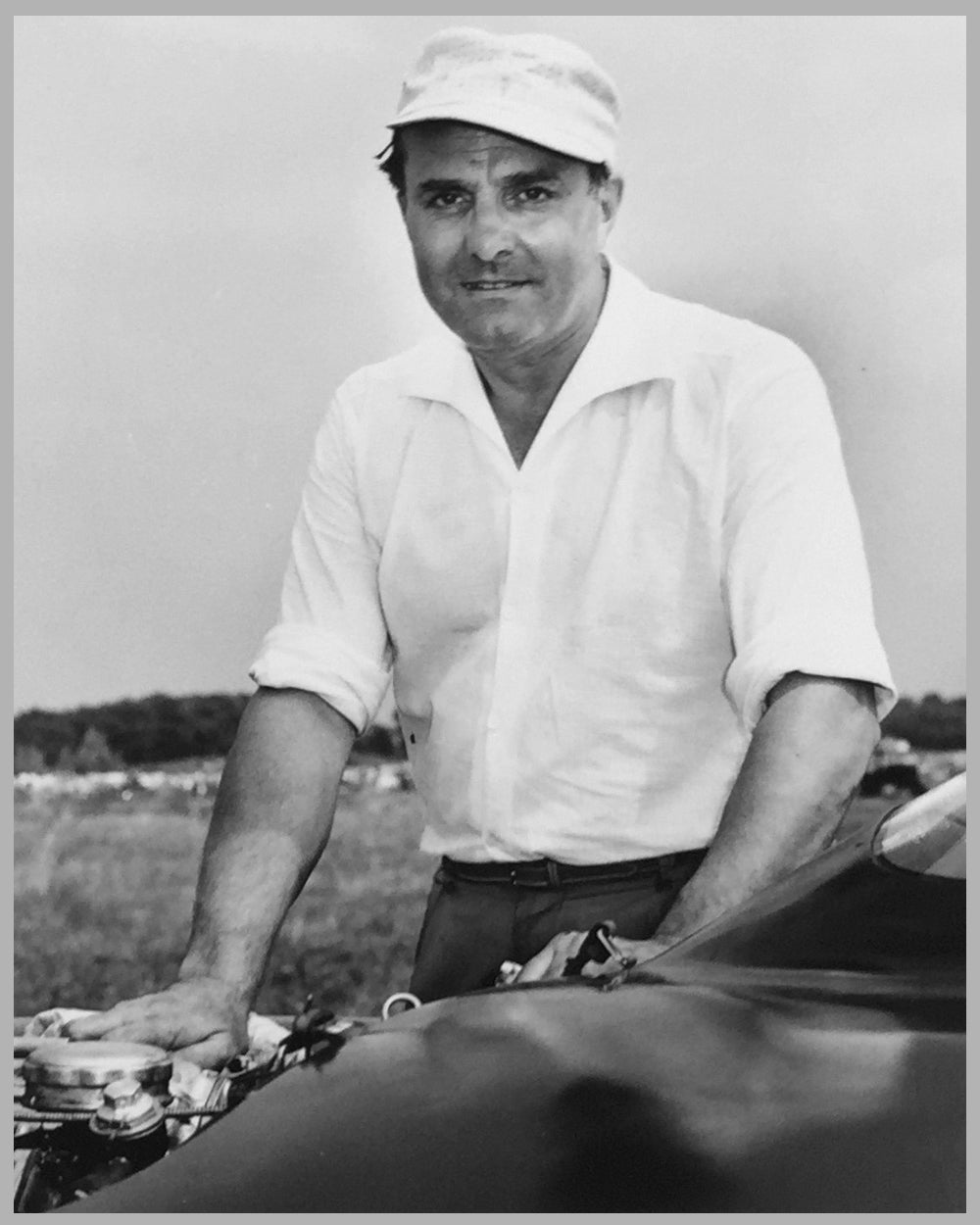 Luigi Chinetti Sr. b&amp;w photo by Tom Burnside 2