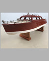 Wooden Chris Craft cabin cruiser wood toy boat b